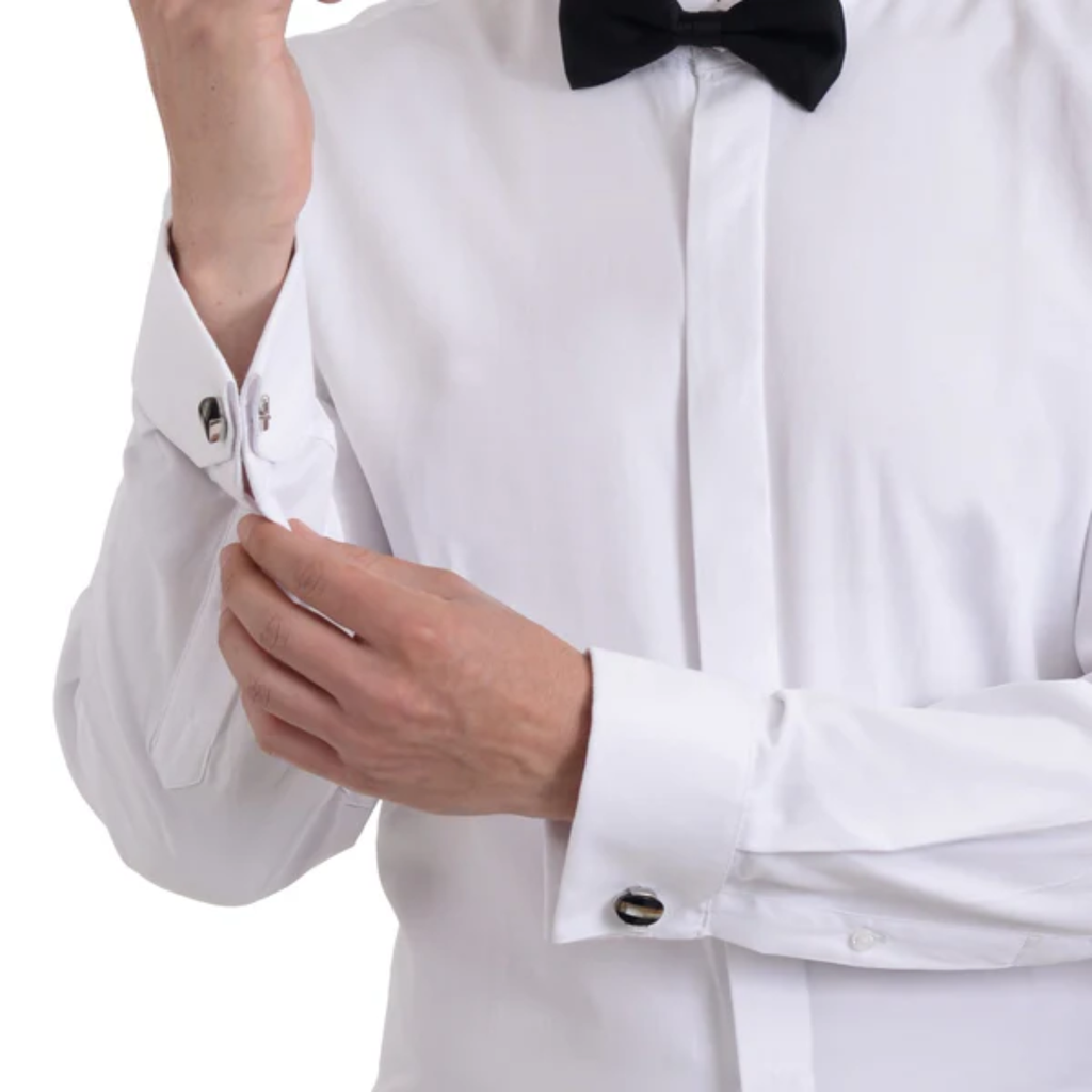 CAB CAMISA MICHEL BLANC MANCUERNILLA LISA BLANCO